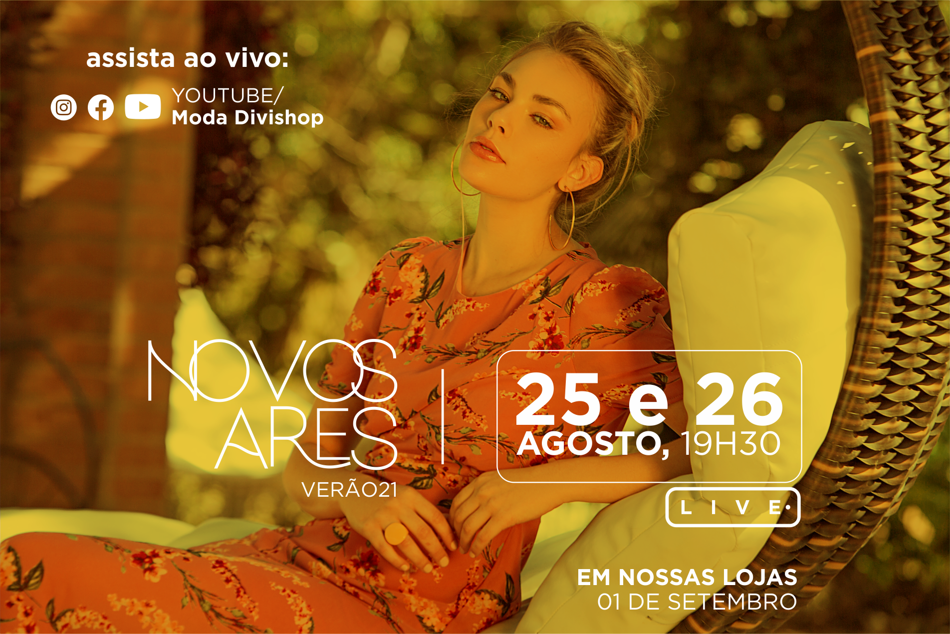 Novos Ares: Divishop realiza live para lançar a nova coleção Verão21 -  Divishop